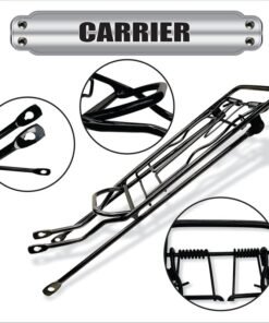 Alternative view of Aruvia Iron Bicycle Carrier Rack - 26-Inch Heavy-Duty Rear Mount Cycle Carrier for Mountain, BMX, and Ranger Bikes; Iron Carrier for Cycle