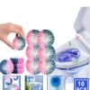 YUNSYE Toilet Bowl Cleaner 16 PACK,Long-Lasting Toilet Bowl Cleaner Tablets with Sustained-Release Technology Against Tough Stains,Automatic Toilet Cleaner for Deodorizing and Descaling