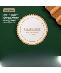 Hotel Hotel Bed & Breakfast Paper Disposable Absorbent Coaster Conference Tea Cup Mat Ashtray Pad Paper Can Be Ordered