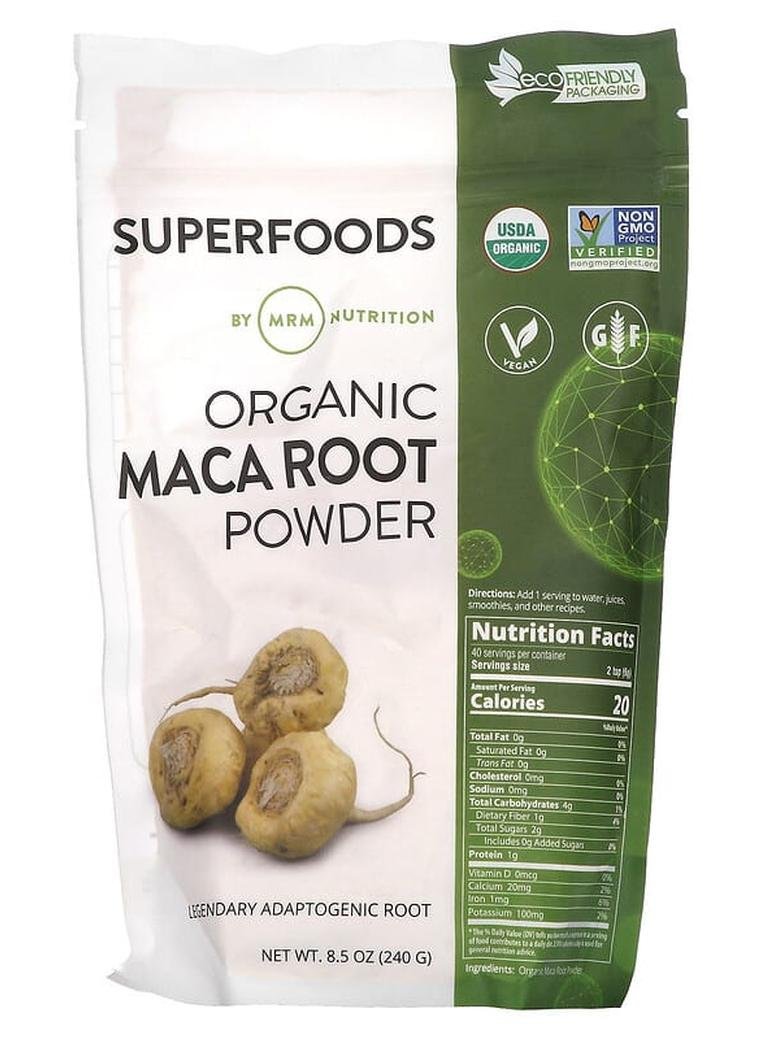 MRM Organic MACA Root Powder, 8.5 oz (240 g)