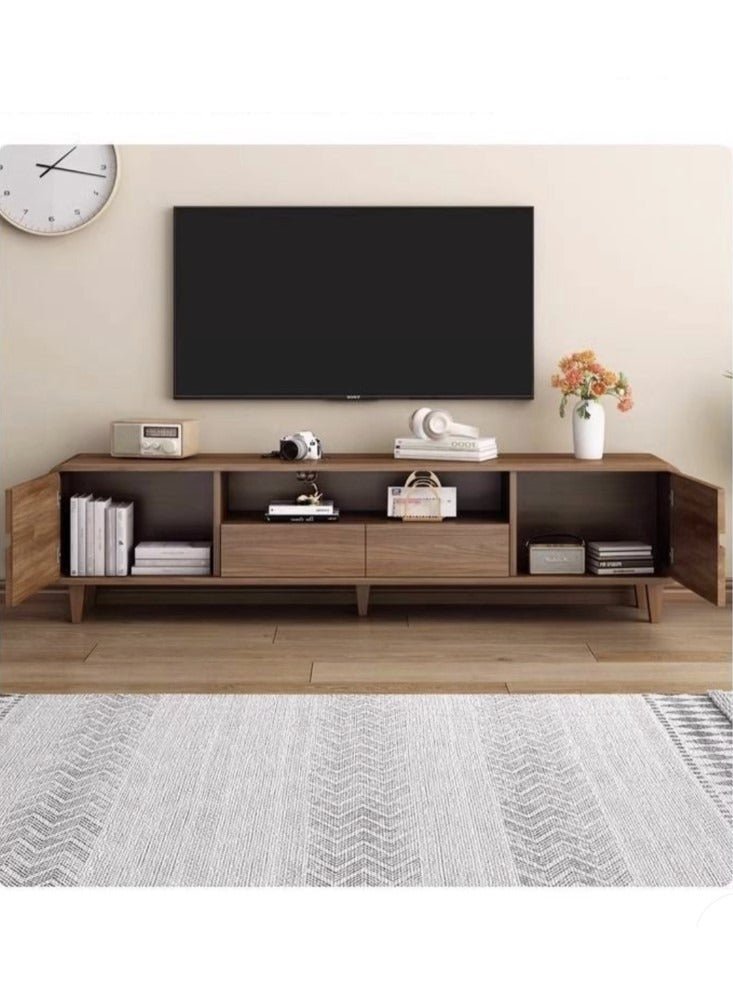 Kutis 1-Piece TV Cabinet Living Room Furniture TV Table TV Stand With Drawers Density Board Brown 160x30x45 cm - Image 2
