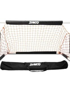 synco Goal Post for Kids with Free Carry Bag | Portable Easy Setup Soccer Net Goal | Soccer Goal Net for Football Training | Goal Post for Home, Backyard, Indoor & Outdoor Play | Size 4x2 Feet