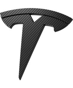 Spigen Front Emblem Logo Full Cover for Tesla Model 3 2025 / 2024 Refresh (Highland) - Carbon