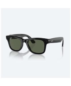 Meta RAY-BAN | META WAYFARER Shiny Black Frame G-15 Green Lenses