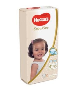 HUGGIES Extra Care, Size 4+, 10-16 kg, Jumbo Pack, 64 Diapers