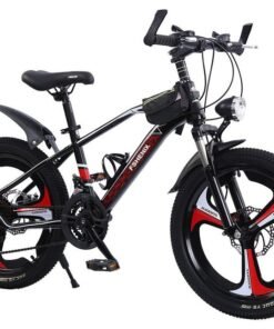 FSHENIX 18-22 Inch Kids Road Bike High Carbon Steel Mountain Kids' Bike Children's Bicycle Suitable for Girls and Boys with Height 120-160cm Adjustable Seat Wear-Resistant Tires Variable Speed Gear System Sensitive Dual Disc Brakes with Shock Absorber Completely Stable