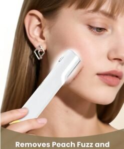 MUXUN Illuminated Electric Razor for Women, 3-Speed Body Trimmer, Replaceable Trimmer 5 Heads - For Face, Arms, Legs & Eyebrows USB Rechargeable