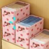 DUNISO 3 Pcs Wardrobe Clothes Organizer, Drawer Organizers，Foldable Closet Organizer Bins，Moisture and Mold Prevention，with Handles，for Shirts, Toys，T-Shirts, Kids Jeans, Scarves, And Baby Clothes,47*28*20cm