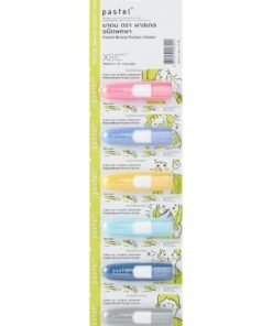 Pastel Brand Pocket Essential Oil Inhaler, Aromatherapy Relief of Nasal Congestion (Pack of 6)