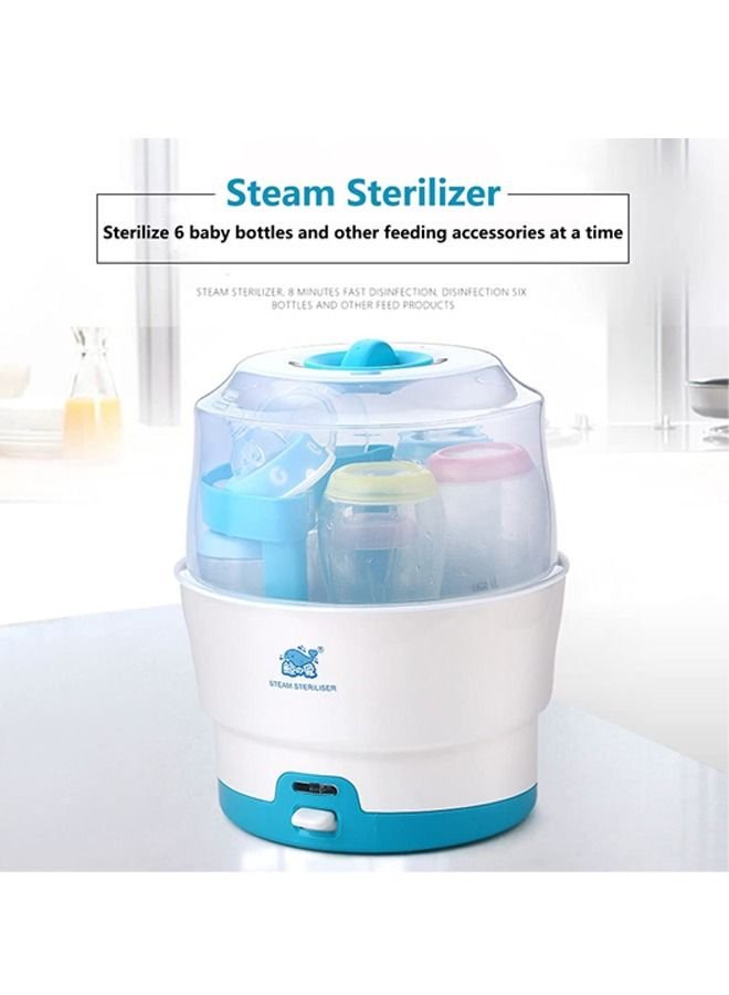 Beauenty Baby Bottle Sterilizer Bottle Steam Sterili-zer for Baby Bottles BPA Free Pacifiers Breast Pumps Large Capacity and 99.99% Cleaned in 8 Mins Holds up to 6 Bottles Easy to Operate - Image 3