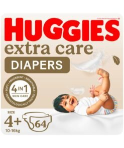 HUGGIES Extra Care, Size 4+, 10 -16 kg, Jumbo Pack
