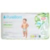 PureBorn Organic Diaper Size 5 Eco-Friendly Bamboo Diaper 11-18Kg Bundle Pack 176 Diapers