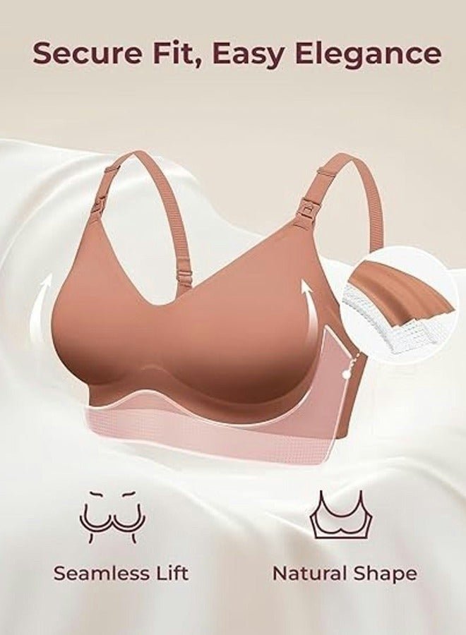 Momcozy YN21 Seamless Ultra Comfort Maternity Nursing Bras For Breastfeeding