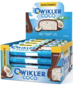 Snaq Fabriq Qwikler Coco Bar Coconut High Fiber and No Sugar Added 12x35g