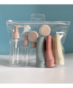 Travel Bottles for Toiletries 11 PCS Leak Proof, Refillable Squeezable Liquid Empty Containers with Bag