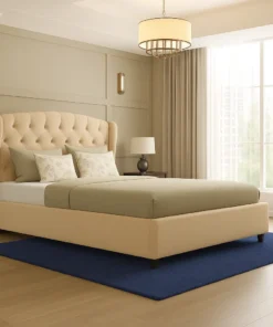 Embre Wingback Tufted Bed