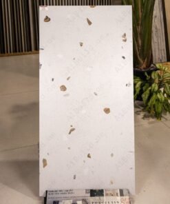 Epoxy White (60X120cm 09mm Random Carving Matt Finish Porcelain Indoor Floor & Wall Tiles)