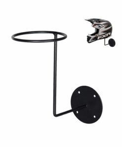 Excefore Motorcycle Accessories Helmet Holder, Metal Stand Wall Mounted Hanger Rack for Jacket, Coats, Hats, Dancing Masks, Ball Back for Basketball, Football, Volleyball