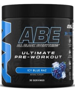 Applied Nutrition Abe Ultimate Pre-workout Food Supplement Icy Blue Raz Flavor 30 Servings 375gm