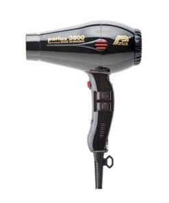 PARLUX 3800 Ionic And Ceramic Eco Friendly Dryer, Ceramic 2100W, Lightweight And Compact Black