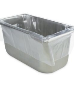 PanSaver Hotel Clear Pan Liners for Easy Clean Up  Disposable Buffet Pan Liners Ovenable up to 400F Third and Quarter Pan Medium and Deep Pan Liner  19 x 14 IN