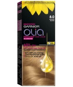 garnier Olia, No Ammonia Permanent Hair Color With 60% Oils, 8.0 Blonde