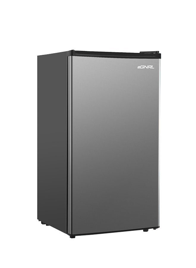 EGNRL 140L Gross/83L Net Capacity, Single Door Refrigerator, EGR140S | Fast Cooling, Energy Saving & Low Noise |Recessed Handle, R600A, Inside Condenser, Dark Silver Color, One Year Warranty 80 W 6290361455272 Dark Silver