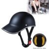 DUNISO Motorcycle Half Helmet,Retro Style Light Baseball Cap Helmet,Multifunctional Breathable Bicycle Helmet，With Adjustable Buckle And Detachable Lining, Shockproof And Fall Proof, Suitable For Both Men And Women ﻿