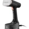 BRAUN QuickStyle7 Handheld Garment Steamer, Dual FreeGlide 3D Technology, FastSteam Technology, Steam 35 g/min, 3m Cable, Ready in 35 Second 250 ml 1600 W GS7077BK Black
