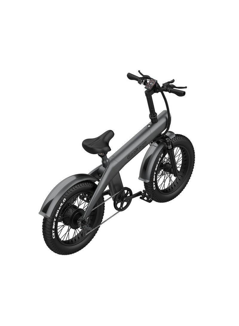 Goaltage EBK01 EcoMotion Electric Bike including Rechargeable Battery, 7-Speed Motor with Front and Rear Shock Absorber, Brake, and Light - Image 5