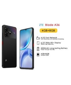 ZTE Blade A36 Dual SIM Nebula Black 4GB+8GB RAM 64GB 4G - Middle East Version