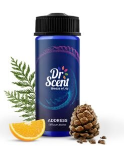 Dr Scent Breeze of Joy Diffuser Aroma Address – Velvet Cedar, Citrus, and Cedarwood Fragrance | Made in the UK (170ml) Perfect for Offices, Homes, Shops, Hotel Rooms & Small Lobbies