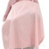 DOOKOO Nursing Cover Cotton Breastfeeding Cover with Adjustable Strap, Soft Boned Nursing Apron Cover Burp Cloth Breathable Lightweight, Stylish Discreet Full Privacy Breastfeeding Scarf