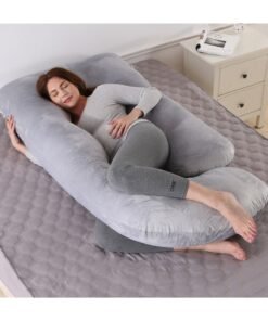 Arabest G+U-Shaped Pregnancy Pillow Full Body Maternity Support Pillow(62"x 28")