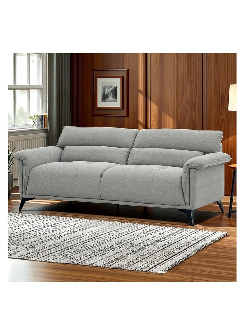 Royaloak Romen Fabric 3 Seater Sofa | Fabric Upholstery | Pocket Springs | Comfortable Seating Space | Sofa 3 Seater
