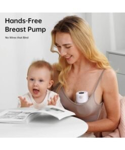 Gonice Wearable, Hands-Free, Electric Breast Pump With 2 Modes 9 Levels And 30 Pieces Breastmilk Storage Bags