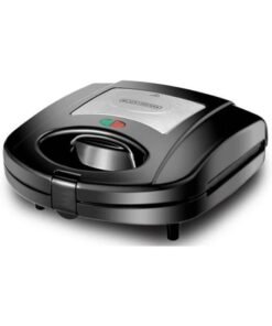 BLACK+DECKER 3 In 1 Interchangeable Grill & Waffle& Sandwich Maker 650 - 780 W TS2130-B5 Black 780 W TS2130-B5 black