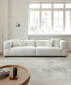 AAF FURNITURE Light Luxury Style Furniture Sofa Set Beige Without Pillow