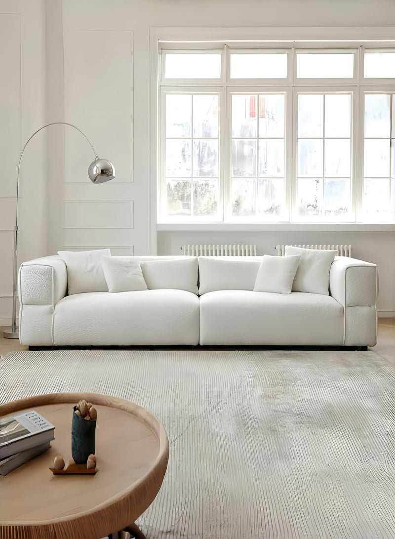 AAF FURNITURE Light Luxury Style Furniture Sofa Set Beige Without Pillow