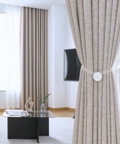 QBAID Blackout Curtains for Bedroom Living Room, Grommet or Hook Top, Multiple Sizes