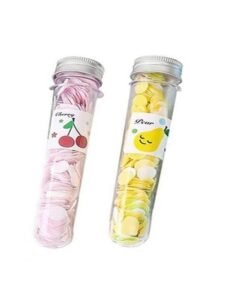 BOTIST Travel Soft Paper Soap Flower Design Tube Shape Bottle (Assorted/Multicolor Colour) 1Pcs