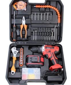NKX 35 Piece Multifunctional Household Manual Hardware Tool Set with 21V Electric Drill Machine