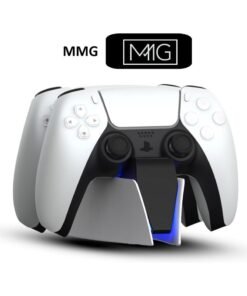 MMG PS5 Controller Charging Station | PS5 Controller Charger for PlayStation 5 Dual Sense Controller | USB Type C PS5 Charger Stand with LED Indicator