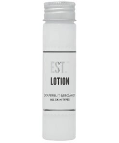 World Amenities EST Soothing Hand Body Lotion with GrapefruitBergamot fragrance BiodegradableRecyclable Bottle with Screw Top 141oz 40ml Pack of 48