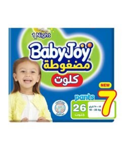 BabyJoy Compressed Culotte Junior 3XL Size 7 Pants Diaper 18-25 Kg Jumbo Pack 26 Diapers