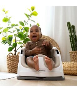 ingenuity Baby Base 2-in-1 Booster Seat, Portable Feeding & Play Seat, 6 Months to Toddler - Cashmere