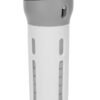 4-in-1 Travel Dispenser Bottle, Lotion Shampoo Gel Travel Dispenser,Includes Four Empty Reusable 40 ml Cosmetic Toiletry Containers for Sanitizer, Soap, Lotions, Skincare, Makeup Products (Gray)