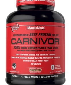 MUSCLEMEDS Carnivor Beef Protein Isolate Powder, Chocolate - 4.19lbs