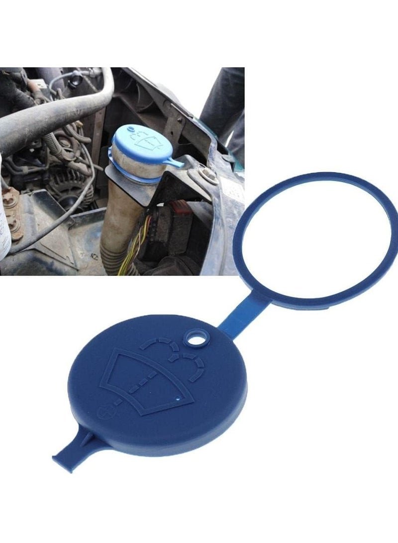 SOLDOUT Car Windshield Wiper Washer Fluid Reservoir Tank Bottle Cap Cover Auto Accessories (Blue)