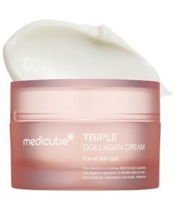 Medicube Triple Collagen Cream - Hydrating & Firming Moisturizer with Hyaluronic Acid, Premium Elastin, Shea Butter - Wrinkle Care & Boosts Elasticity - Korean Skincare